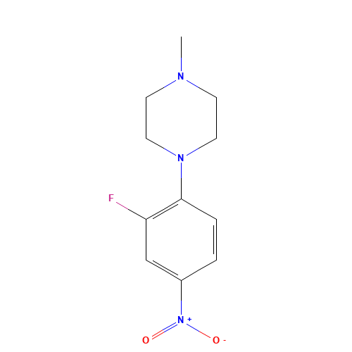 1-(2-fluoro-4-nitrophenyl)-4-methylpiperazine (CAS: 221198-29-4) - Related Chemical Product