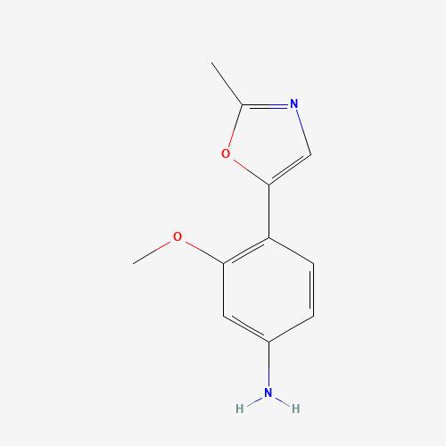 3-methoxy-4-(2-methyl-1,3-oxazol-5-yl)aniline (CAS: 568556-28-5) - Related Chemical Product