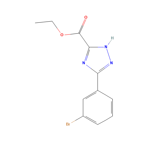 ethyl 3-(3-bromophenyl)-1H-1,2,4-triazole-5-carboxylate (CAS: 1089179-34-9) - Related Chemical Product