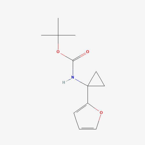 tert-butyl N-[1-(furan-2-yl)cyclopropyl]carbamate (CAS: 1159734-58-3) - Related Chemical Product