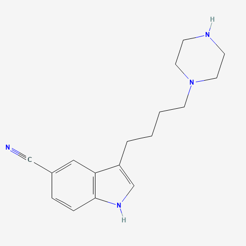 3-(4-piperazin-1-ylbutyl)-1H-indole-5-carbonitrile (CAS: 692756-91-5) - Related Chemical Product