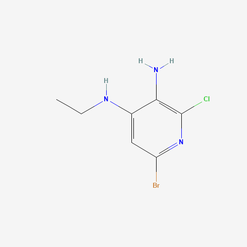 6-bromo-2-chloro-4-N-ethylpyridine-3,4-diamine (CAS: 913642-08-7) - Related Chemical Product