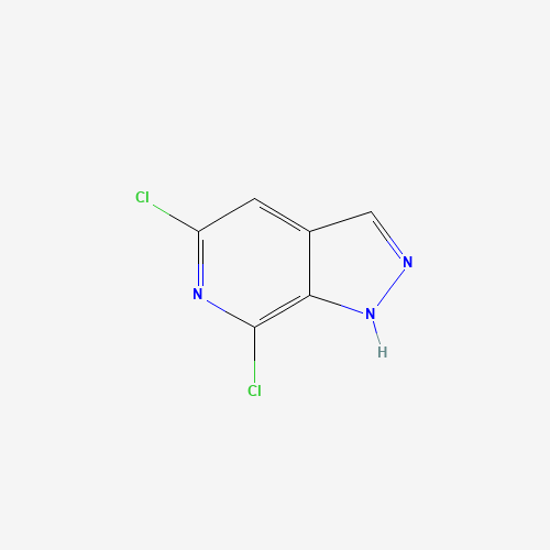 5,7-dichloro-1H-pyrazolo[3,4-c]pyridine (CAS: 1260666-26-9) - Related Chemical Product