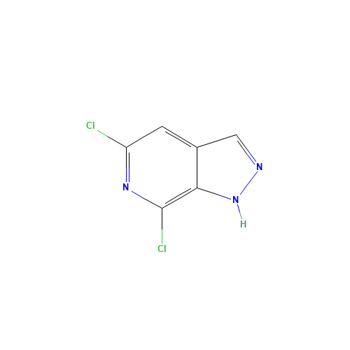 5,7-dichloro-1H-pyrazolo[3,4-c]pyridine (CAS: 1260666-26-9) - Related Chemical Product