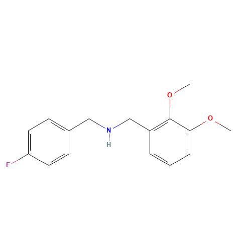 N-[(2,3-dimethoxyphenyl)methyl]-1-(4-fluorophenyl)methanamine (CAS: 355382-48-8) - Related Chemical Product