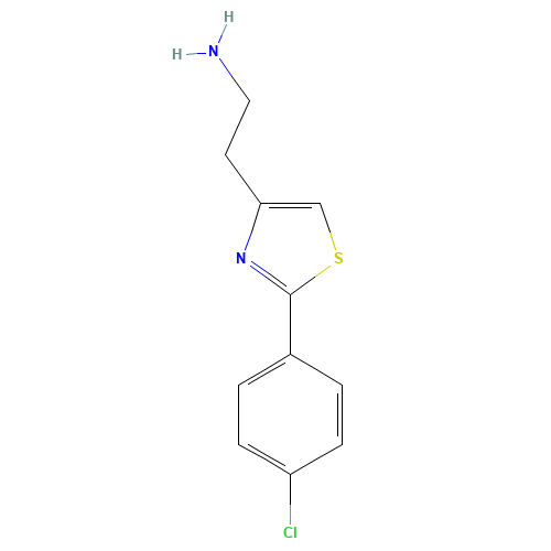 2-[2-(4-chlorophenyl)-1,3-thiazol-4-yl]ethanamine (CAS: 26858-31-1) - Related Chemical Product