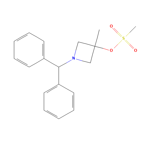 (1-benzhydryl-3-methylazetidin-3-yl) methanesulfonate (CAS: 133891-87-9) - Related Chemical Product