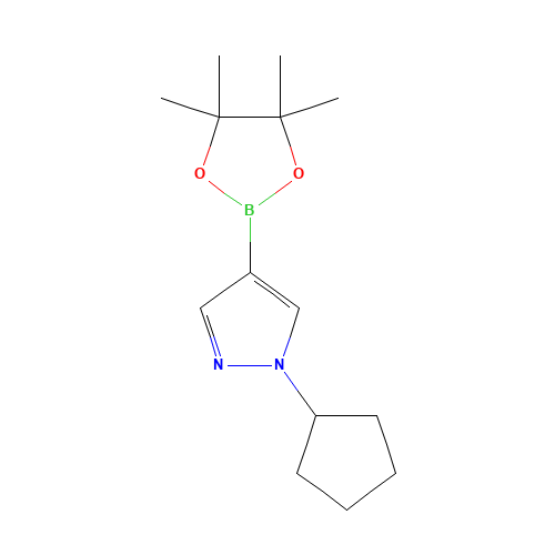 1-cyclopentyl-4-(4,4,5,5-tetramethyl-1,3,2-dioxaborolan-2-yl)pyrazole (CAS: 1233526-60-7) - Related Chemical Product