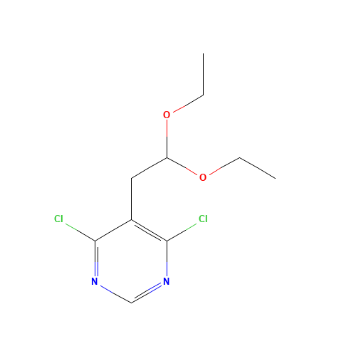4,6-dichloro-5-(2,2-diethoxyethyl)pyrimidine (CAS: 14052-82-5) - Related Chemical Product