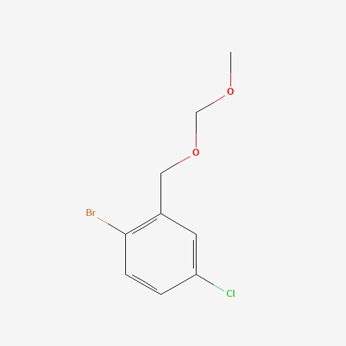 1-bromo-4-chloro-2-(methoxymethoxymethyl)benzene (CAS: 845301-97-5) - Related Chemical Product