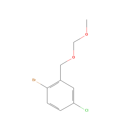 1-bromo-4-chloro-2-(methoxymethoxymethyl)benzene (CAS: 845301-97-5) - Related Chemical Product