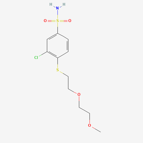 3-chloro-4-[2-(2-methoxyethoxy)ethylsulfanyl]benzenesulfonamide (CAS: 1257045-05-8) - Related Chemical Product