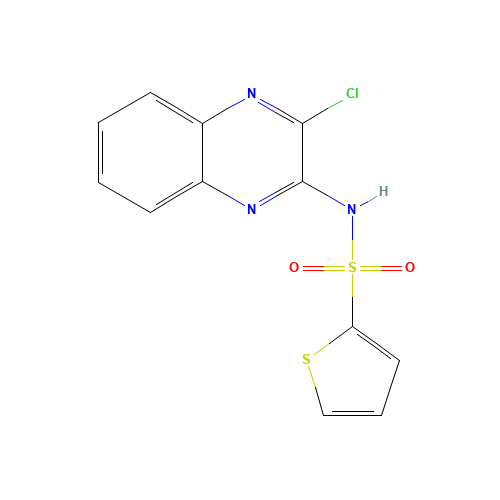 N-(3-chloroquinoxalin-2-yl)thiophene-2-sulfonamide (CAS: 848052-87-9) - Related Chemical Product
