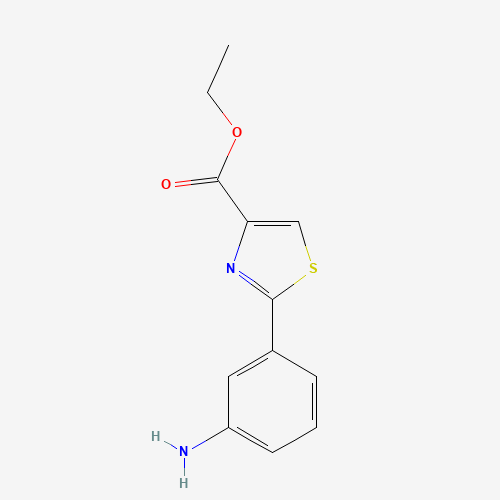 ethyl 2-(3-aminophenyl)-1,3-thiazole-4-carboxylate (CAS: 885278-66-0) - Related Chemical Product