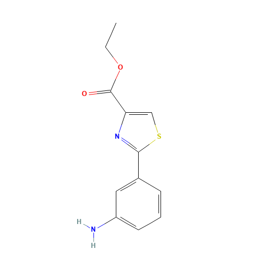 ethyl 2-(3-aminophenyl)-1,3-thiazole-4-carboxylate (CAS: 885278-66-0) - Related Chemical Product