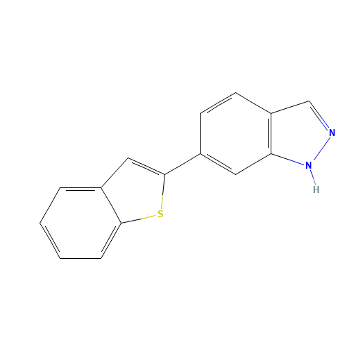 6-(1-benzothiophen-2-yl)-1H-indazole (CAS: 885272-15-1) - Related Chemical Product
