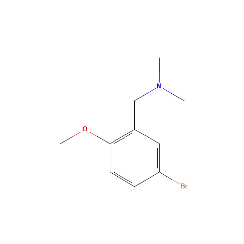 1-(5-bromo-2-methoxyphenyl)-N,N-dimethylmethanamine (CAS: 7078-90-2) - Related Chemical Product