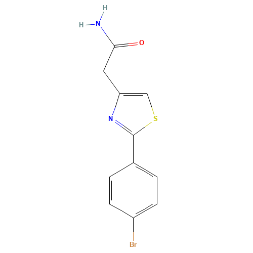 2-[2-(4-bromophenyl)-1,3-thiazol-4-yl]acetamide (CAS: 17969-37-8) - Related Chemical Product