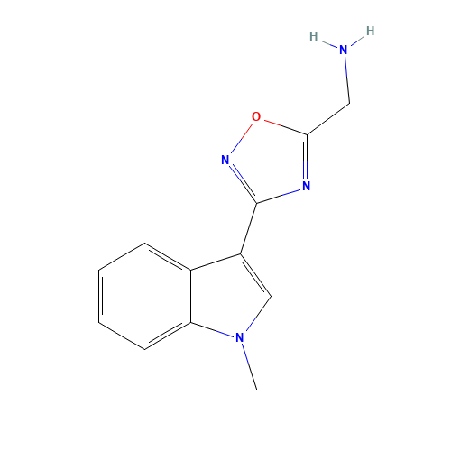 [3-(1-methylindol-3-yl)-1,2,4-oxadiazol-5-yl]methanamine (CAS: 125817-38-1) - Related Chemical Product