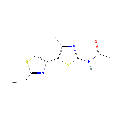 N-[5-(2-ethyl-1,3-thiazol-4-yl)-4-methyl-1,3-thiazol-2-yl]acetamide (CAS: 1163707-35-4) - Related Chemical Product