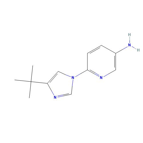 6-(4-tert-butylimidazol-1-yl)pyridin-3-amine (CAS: 1393125-84-2) - Related Chemical Product
