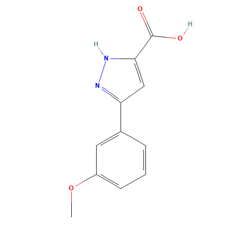 3-(3-methoxyphenyl)-1H-pyrazole-5-carboxylic acid (CAS: 890591-64-7) - Related Chemical Product