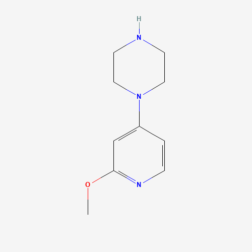 1-(2-methoxypyridin-4-yl)piperazine (CAS: 1060816-41-2) - Chemical Structure and Molecular Formula 