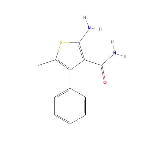 2-amino-5-methyl-4-phenylthiophene-3-carboxamide (CAS: 128118-34-3) - Related Chemical Product