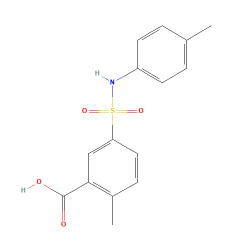 2-methyl-5-[(4-methylphenyl)sulfamoyl]benzoic acid (CAS: 104941-56-2) - Related Chemical Product