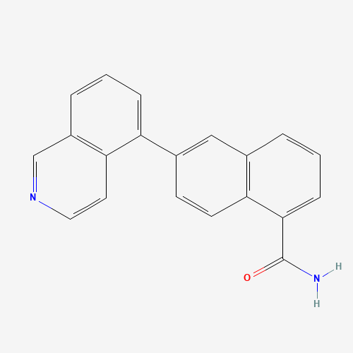 6-isoquinolin-5-ylnaphthalene-1-carboxamide (CAS: 919363-03-4) - Related Chemical Product