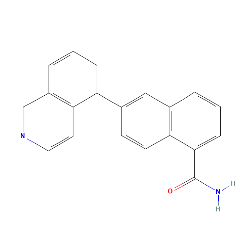 6-isoquinolin-5-ylnaphthalene-1-carboxamide (CAS: 919363-03-4) - Related Chemical Product