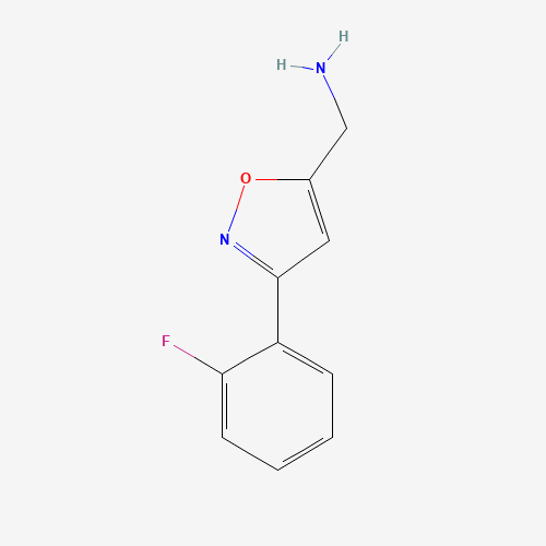 [3-(2-fluorophenyl)-1,2-oxazol-5-yl]methanamine (CAS: 543713-33-3) - Related Chemical Product