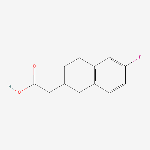 2-(6-fluoro-1,2,3,4-tetrahydronaphthalen-2-yl)acetic acid (CAS: 885269-53-4) - Related Chemical Product