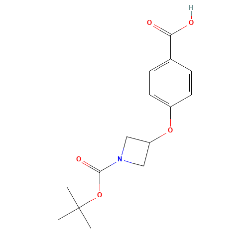 4-[1-[(2-methylpropan-2-yl)oxycarbonyl]azetidin-3-yl]oxybenzoic acid (CAS: 1259323-78-8) - Related Chemical Product