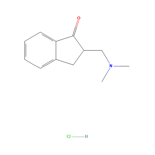 2-[(dimethylamino)methyl]-2,3-dihydroinden-1-one;hydrochloride (CAS: 16931-84-3) - Related Chemical Product