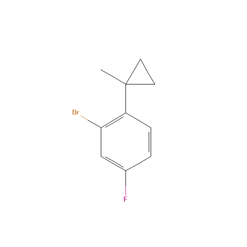 2-bromo-4-fluoro-1-(1-methylcyclopropyl)benzene (CAS: 1241898-33-8) - Related Chemical Product