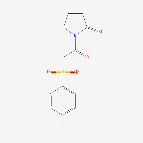 1-[2-(4-methylphenyl)sulfonylacetyl]pyrrolidin-2-one (CAS: 939411-18-4) - Related Chemical Product
