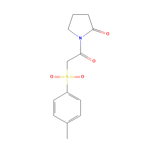 1-[2-(4-methylphenyl)sulfonylacetyl]pyrrolidin-2-one (CAS: 939411-18-4) - Related Chemical Product