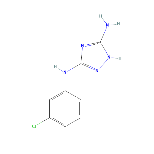 3-N-(3-chlorophenyl)-1H-1,2,4-triazole-3,5-diamine (CAS: 37627-92-2) - Related Chemical Product