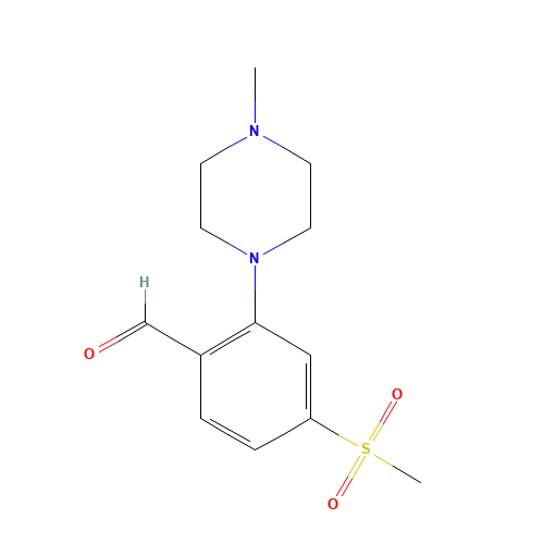 2-(4-methylpiperazin-1-yl)-4-methylsulfonylbenzaldehyde (CAS: 1197193-37-5) - Related Chemical Product