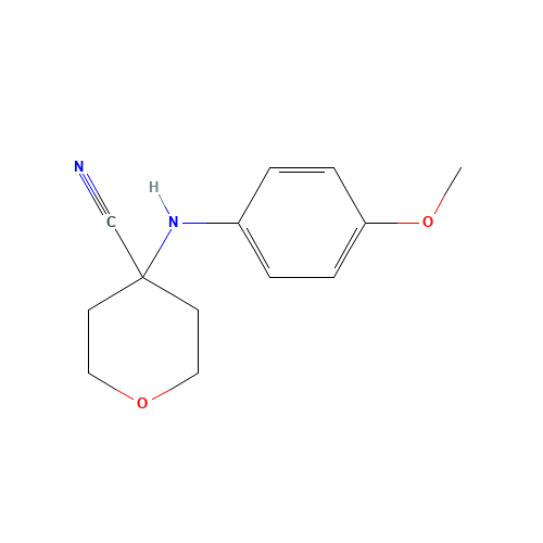 4-(4-methoxyanilino)oxane-4-carbonitrile (CAS: 1179739-99-1) - Related Chemical Product