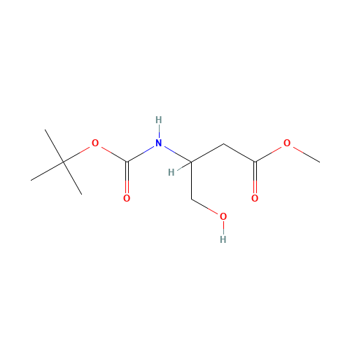 methyl 4-hydroxy-3-[(2-methylpropan-2-yl)oxycarbonylamino]butanoate (CAS: 942297-60-1) - Related Chemical Product