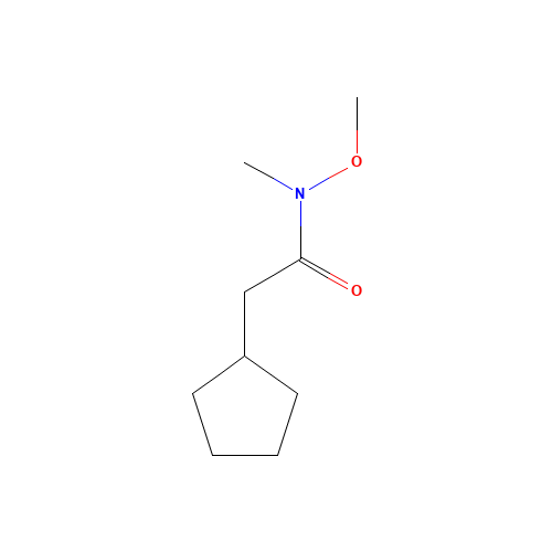 2-cyclopentyl-N-methoxy-N-methylacetamide (CAS: 134560-38-6) - Related Chemical Product