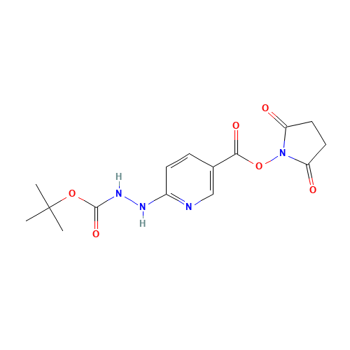 (2,5-dioxopyrrolidin-1-yl) 6-[2-[(2-methylpropan-2-yl)oxycarbonyl]hydrazinyl]pyridine-3-carboxylate (CAS: 133081-26-2) - Related Chemical Product