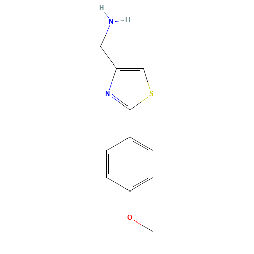 [2-(4-methoxyphenyl)-1,3-thiazol-4-yl]methanamine (CAS: 857997-91-2) - Related Chemical Product