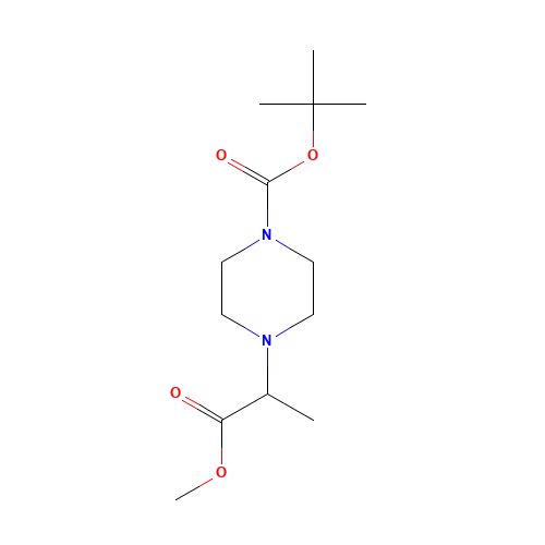 tert-butyl 4-(1-methoxy-1-oxopropan-2-yl)piperazine-1-carboxylate (CAS: 900535-41-3) - Related Chemical Product