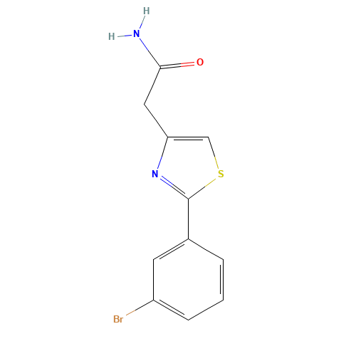 2-[2-(3-bromophenyl)-1,3-thiazol-4-yl]acetamide (CAS: 78742-96-8) - Related Chemical Product