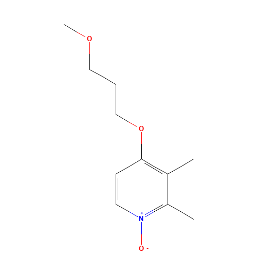 4-(3-methoxypropoxy)-2,3-dimethyl-1-oxidopyridin-1-ium (CAS: 117977-18-1) - Related Chemical Product