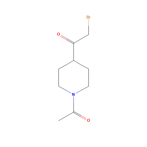 1-(1-acetylpiperidin-4-yl)-2-bromoethanone (CAS: 162368-02-7) - Related Chemical Product