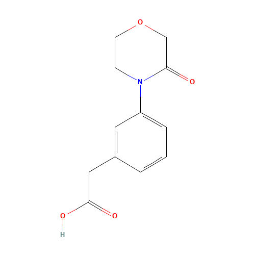 2-[3-(3-oxomorpholin-4-yl)phenyl]acetic acid (CAS: 1203546-10-4) - Related Chemical Product